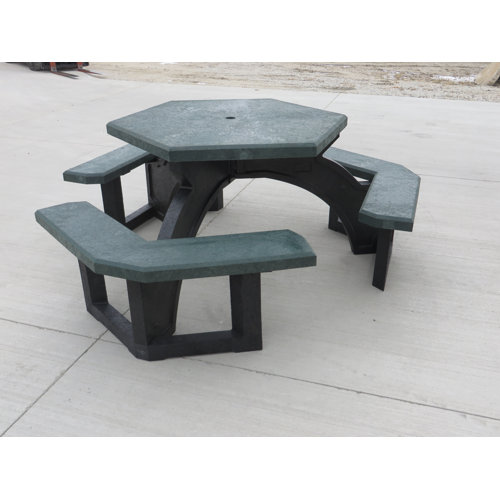 Arlmont & Co. Kirkland Round 6 Person Outdoor Dining Set & Reviews